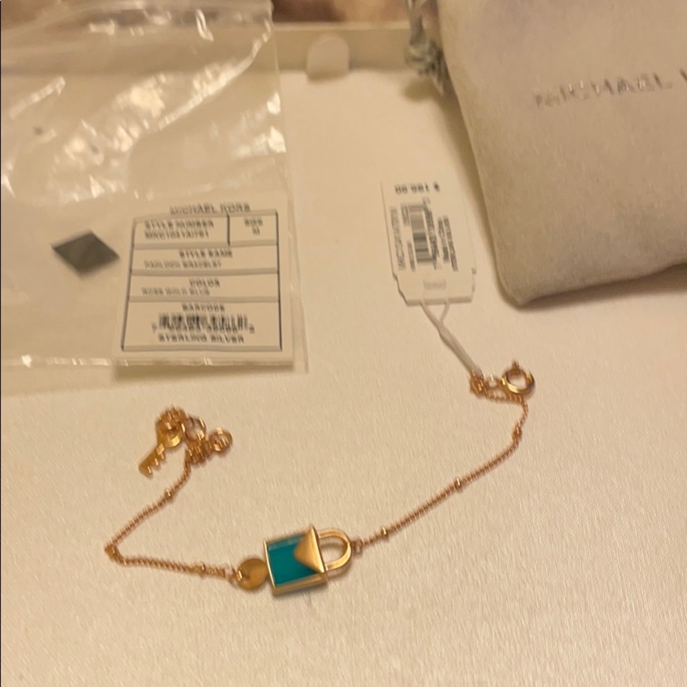Michael kors padlock necklace
